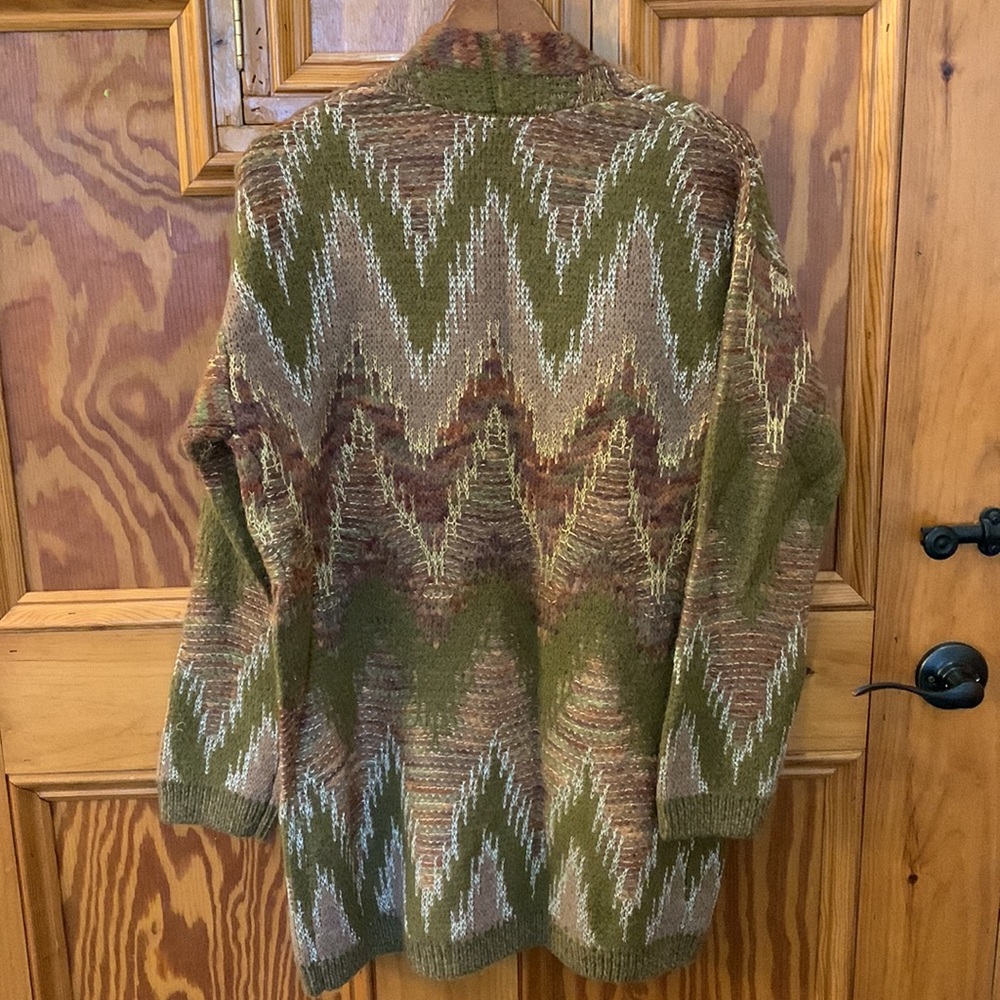 NWT Lucky Brand drape front knit sweater size M - Picture 5 of 6